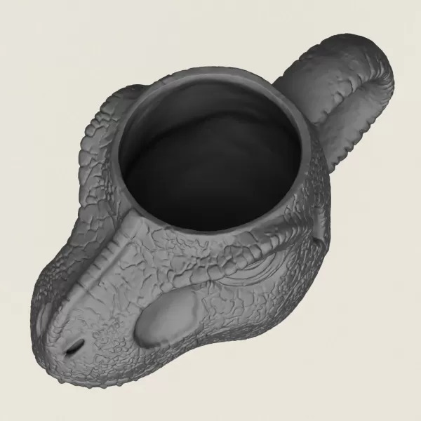 Dinosaur Milk Coffee Mug - Model preview 2