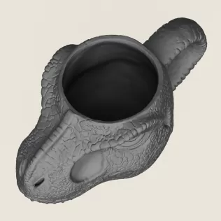 Dinosaur Milk Coffee Mug - Model thumbnail 2