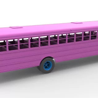 School bus for Figure 8 racing Version 2 Scale 1:25 - Model thumbnail 18