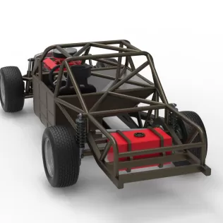 Vintage Dirt Modified stock car Base Version 7 Scale 1:25 - Model thumbnail 13