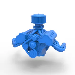 Engine of New Zealand Superstock car Scale 1:25 - Model thumbnail 4