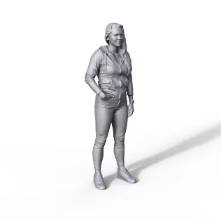 Figure for ship model passenger girl