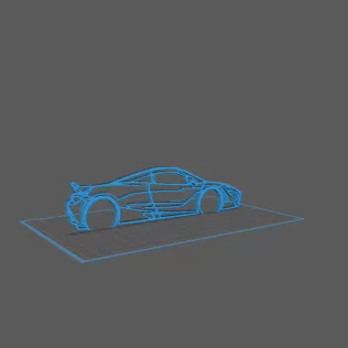 Mclaren - 720s Wall Art - Model thumbnail 1