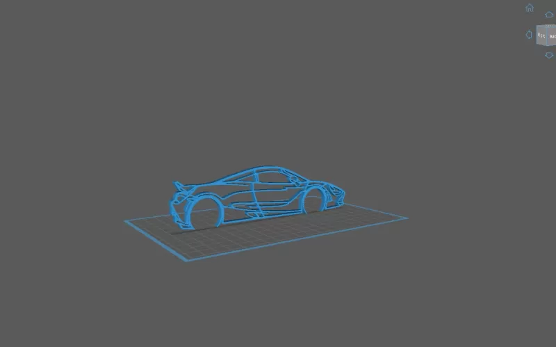 Mclaren - 720s Wall Art - Model preview 1
