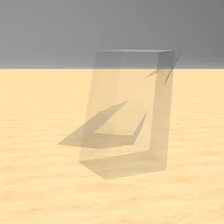 Intersection of Pyramid and Parallelepiped - Model thumbnail 7