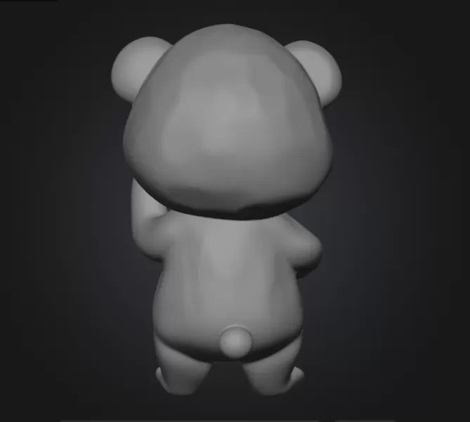 baby panda - Model preview 3