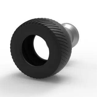 Rear wheel from Pulling tractor 3 Scale 1:25