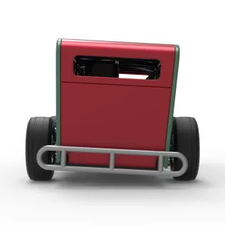 Dwarf car while turning Scale 1:25 - Model thumbnail 16