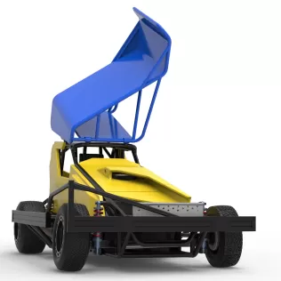 BriSCA Formula 1 Stock Car for Dirt Version 2 Scale 1:25 - Model thumbnail 27