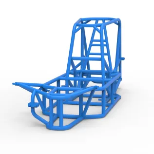 Frame of Silver Crown Car Version 2 Scale 1:25 - Model thumbnail 4