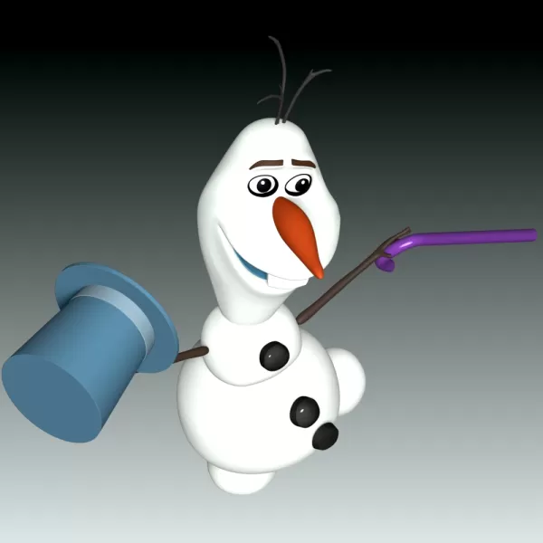 Olaf Frozen - Model preview 7