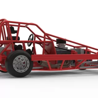 BriSCA Formula 1 Stock Car Base for Dirt Version 2 Scale 1:25 - Model thumbnail 21