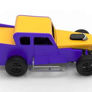 Dwarf car Version 2 Scale 1:25 - Model thumbnail 23