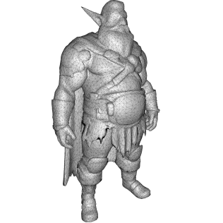 Fantasy Dwarf Warrior Pack – Fantasy Character Model Kitbash - Model thumbnail 3