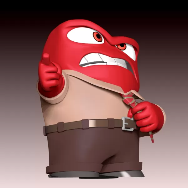 Anger Fan Art - Model preview 8