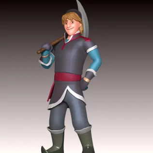 Kristoff Frozen - Model thumbnail 3