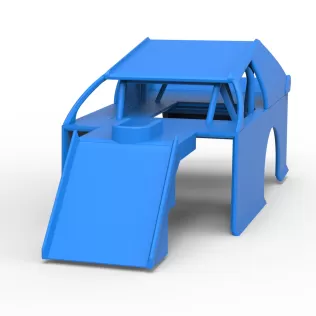Shell of Mod Lite Race car Scale 1:25 - Model thumbnail 4