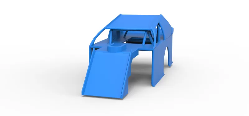 Shell of Mod Lite Race car Scale 1:25 - Model preview 4