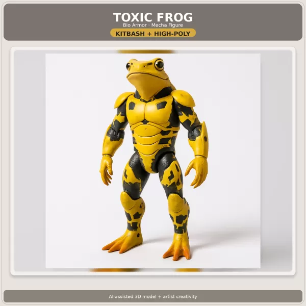 Kitbash Creature Collection – High-Poly Character Figure Pack - Model preview 8