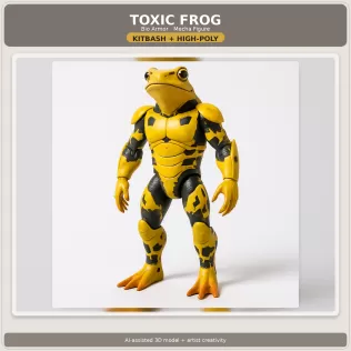 Kitbash Creature Collection – High-Poly Character Figure Pack - Model thumbnail 8