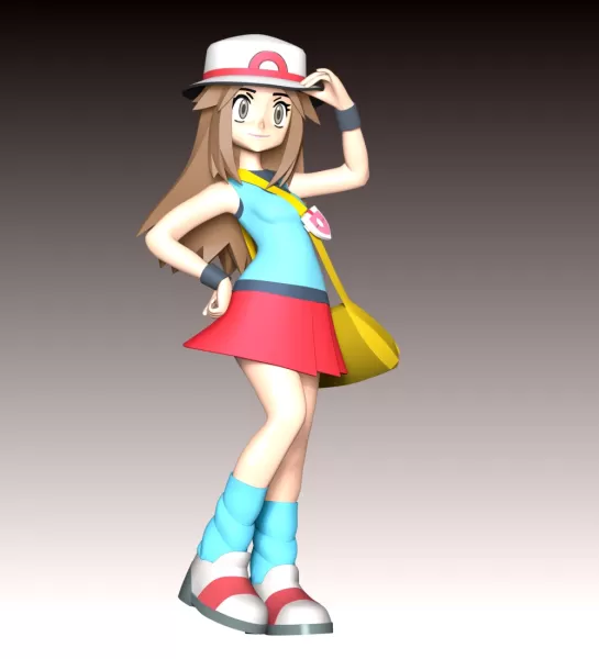 Leaf - Pokemon - Model preview 7