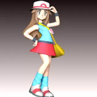 Leaf - Pokemon - Model thumbnail 7