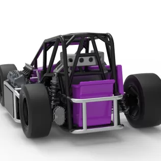 Three Quarter Midget Scale 1:25 - Model thumbnail 14