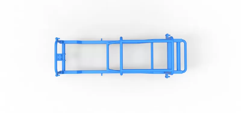 Frame of Vintage Supermodified stock car Scale 1:25 - Model preview 8