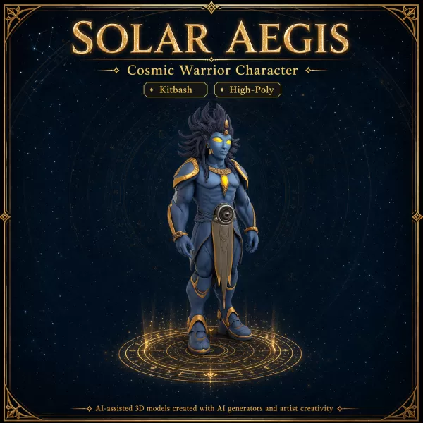 Divine Realm Mythic Character Collection - Model preview 12