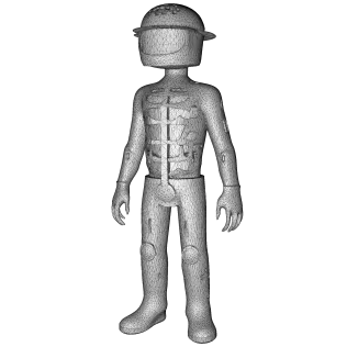 Stylized Character Collection Vol. 01 – Kitbash High-Poly 3D Mod - Model thumbnail 15