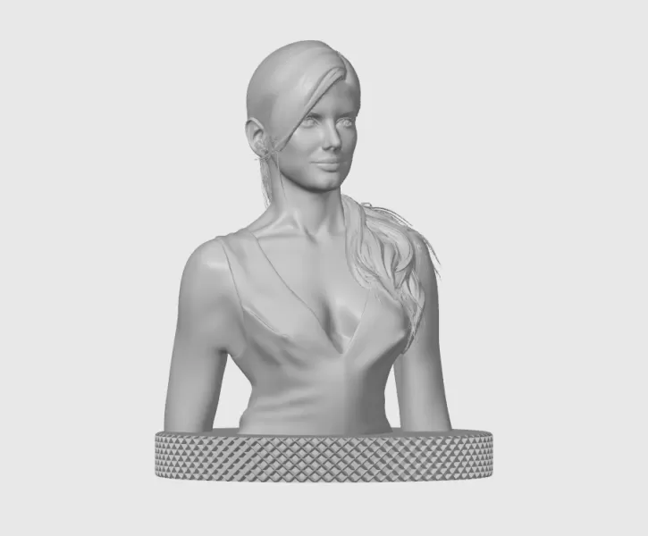 Sandra Bullock 3D Bust Print - Model preview 11