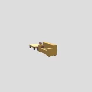 Low Poly Furniture Set - Model thumbnail 2