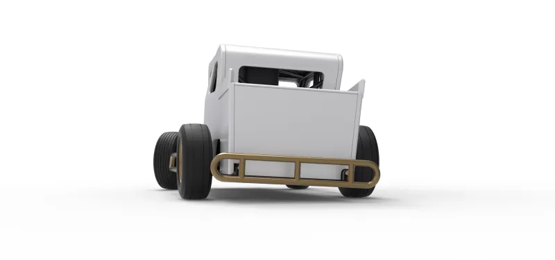 Dwarf car while turning Version 2 Scale 1:25 - Model preview 15