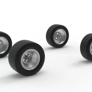 Wheel Set of Three Quarter Midget Scale 1:25 - Model thumbnail 10