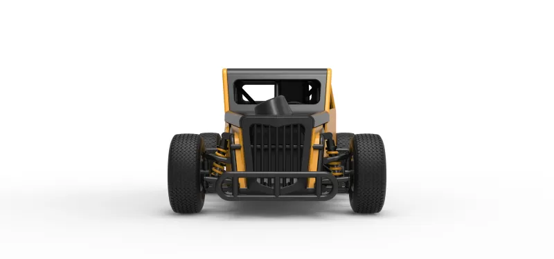 Dwarf car Scale 1:25 - Model preview 7