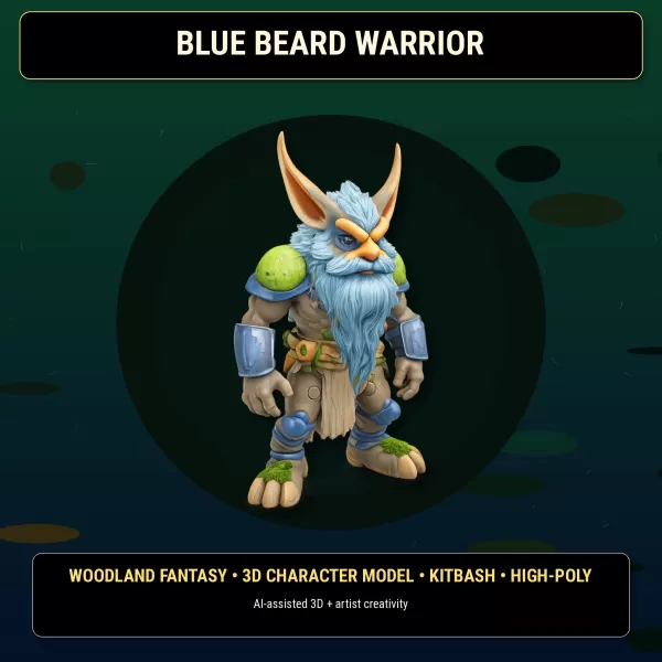 Forest Gremlin Creatures – Fantasy Woodland Character Pack - Model preview 14