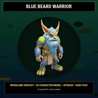 Forest Gremlin Creatures – Fantasy Woodland Character Pack - Model thumbnail 14