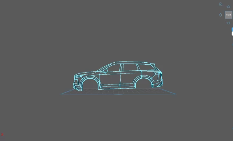 Infiniti - QX60 Wall Art - Model preview 1