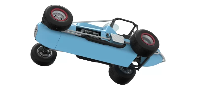 Dirt Silver Crown Champ car Scale 1:25 - Model preview 3