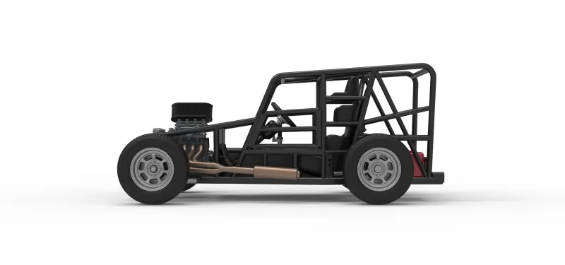 Dwarf car Base Scale 1:25 - Model preview 9