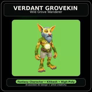 Forest Folk Legends – Fantasy Character Kitbash Collection - Model thumbnail 20