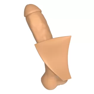 3D Print Ready Straight Erect Penis - Model thumbnail 4