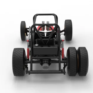 Vintage Dirt Supermodified stock car Base Version 2 Scale 1:25 - Model thumbnail 17