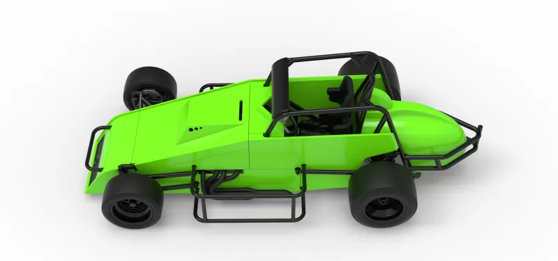 Pavement Silver Crown Car Version 3 Scale 1:25 - Model preview 10