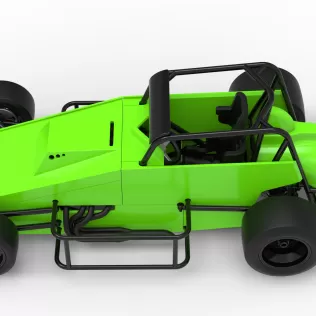 Pavement Silver Crown Car Version 3 Scale 1:25 - Model thumbnail 10