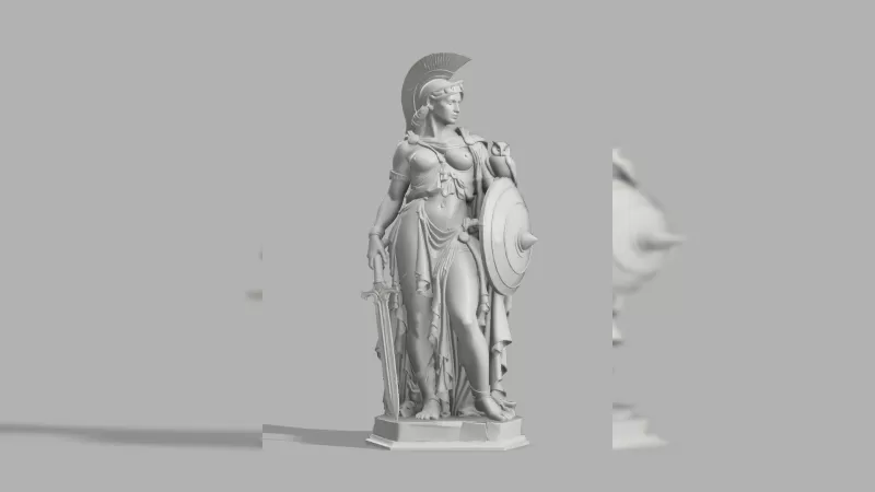 Athena - Warrior Goddess - Model preview 2