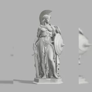 Athena - Warrior Goddess - Model thumbnail 2