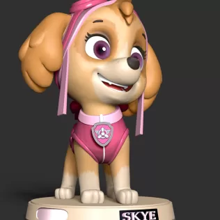 Paw Patrol - Skye - Model thumbnail 11