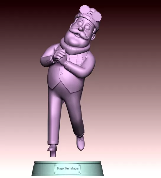 Mayor Humdinger FanArt - Model preview 10