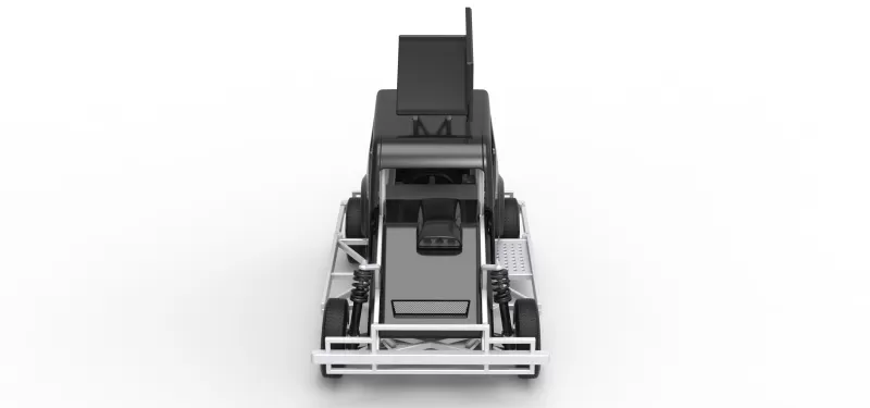 New Zealand Ministock car Version 3 Scale 1:25 - Model preview 8